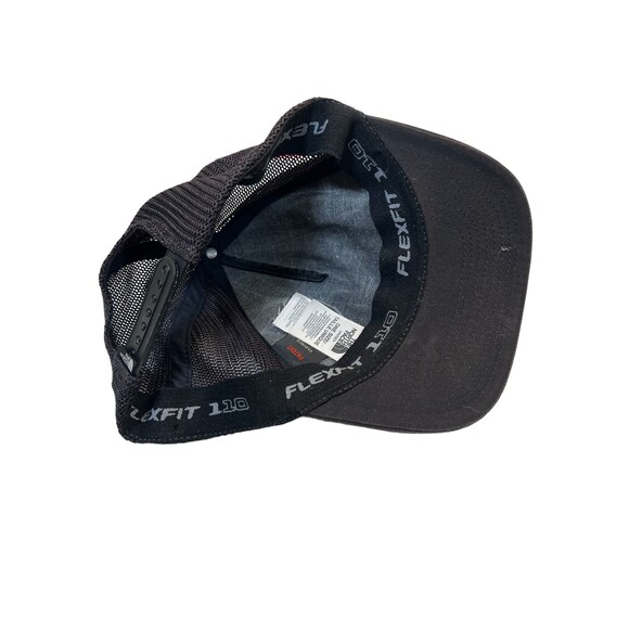 The North Face Grey Black Trucker Hat Flexfit Snapback One Size - Picture 6 of 6